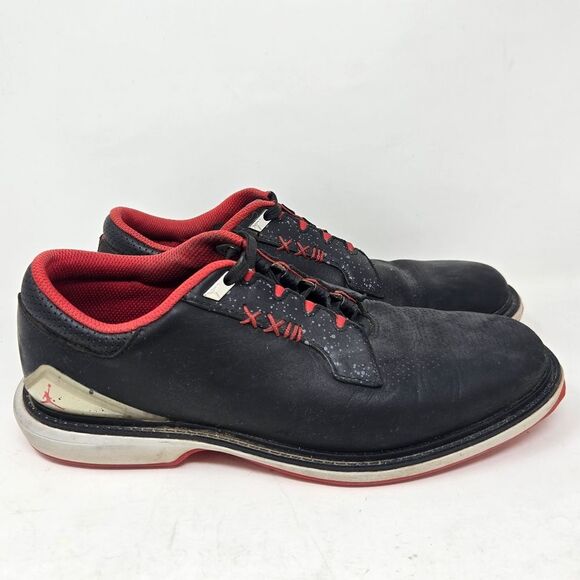 NIKE JORDAN ADG 5‎ Low Golf Shoes Black Red Fq7874-001 Men\'s Size 7.5 main image 7
